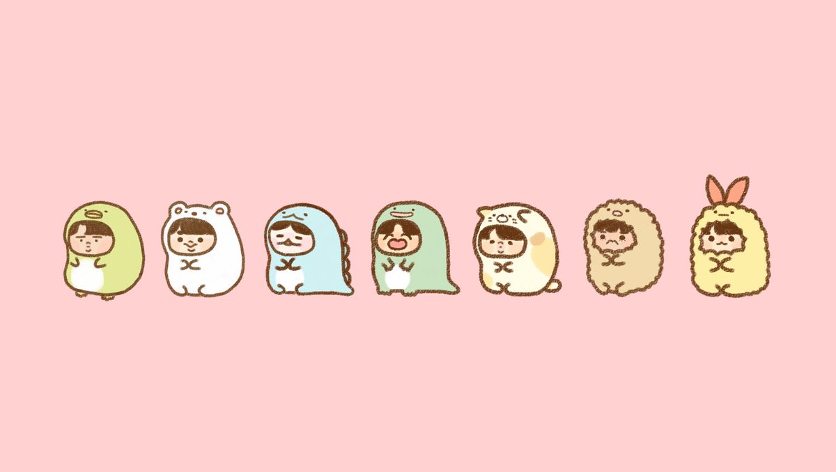 chyureoseulover's tweet photo. bts x sumikko gurashi #방탄소년단 #남준 #진 #슈가 #제이홉 #지민 #뷔 #정국 #RM #JIN #SUGA #JHOPE #JIMIN #V #JUNGKOOK #btsfanart @BTS_twt https://t.co/DCns1VcySQ