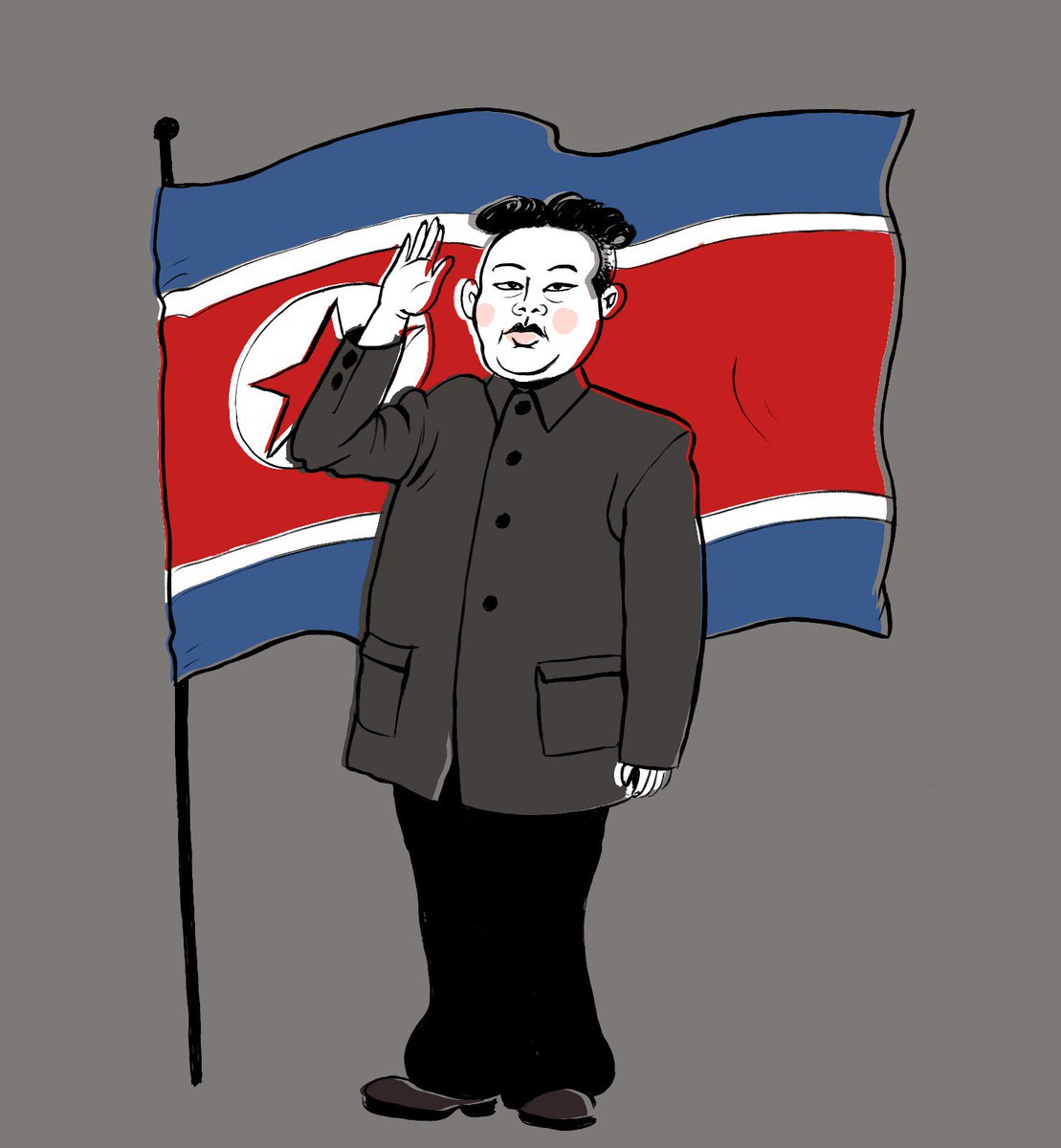 #KimJongUn ha finalmente deciso di non fare più la guerra alla Corea del sud. Ha trovato un modo più appagante per sfruttare i suoi missili, il golosetto, e noi siamo fieri di lui.  
Pace tra le due #Coree ❤️
shop.freaknchic.it/it/home/41806-…