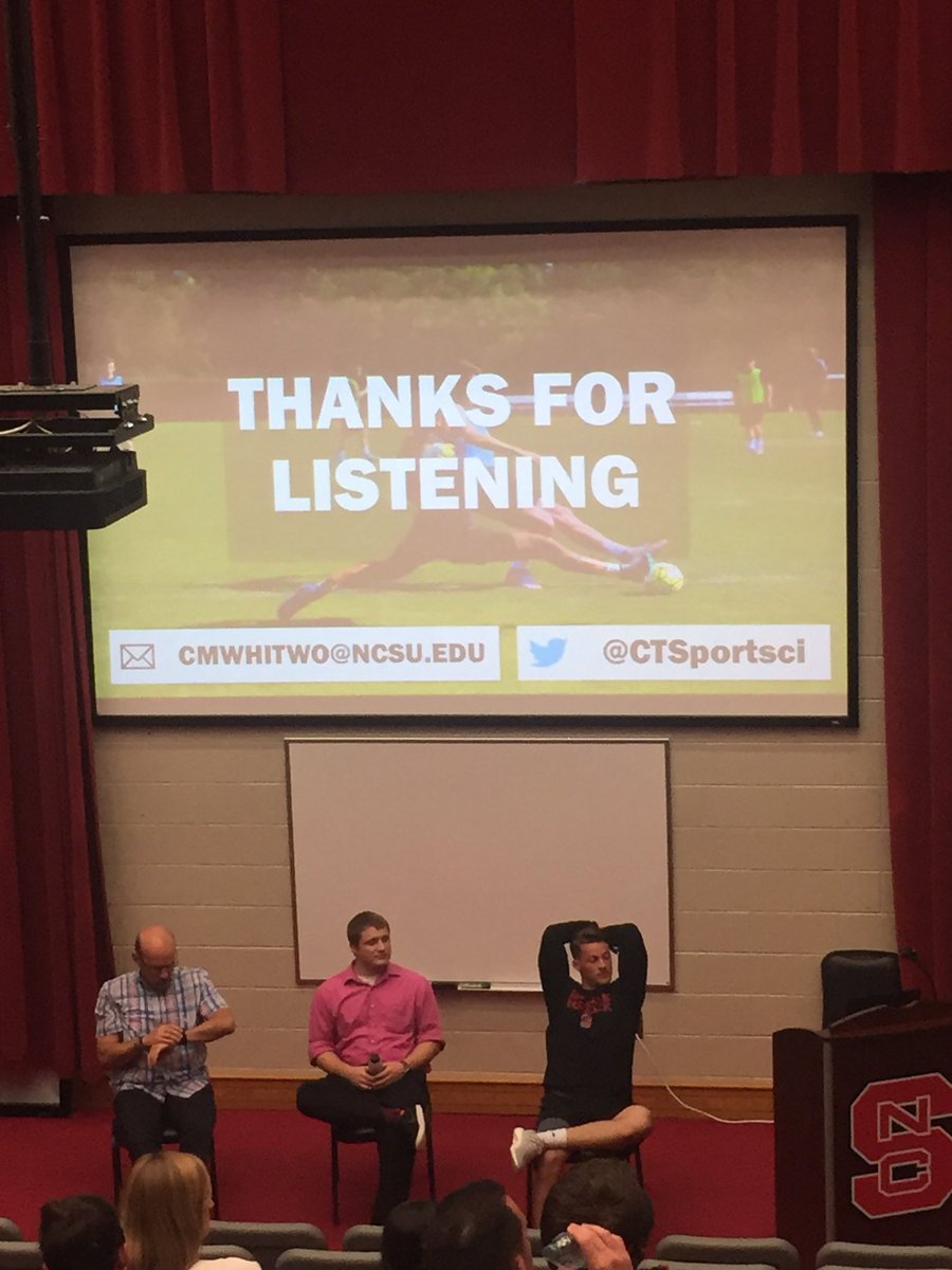 NCStateStrength's tweet photo. If you didn’t make it to the @carolinaperf meeting last night, you missed some incredible information!  @petef08 @lotsobear13 and @CTsportsci brought the 🔥🔥🔥
It’s all about coming together and learning from one another to improve our processes! https://t.co/gEDSh8mjR3