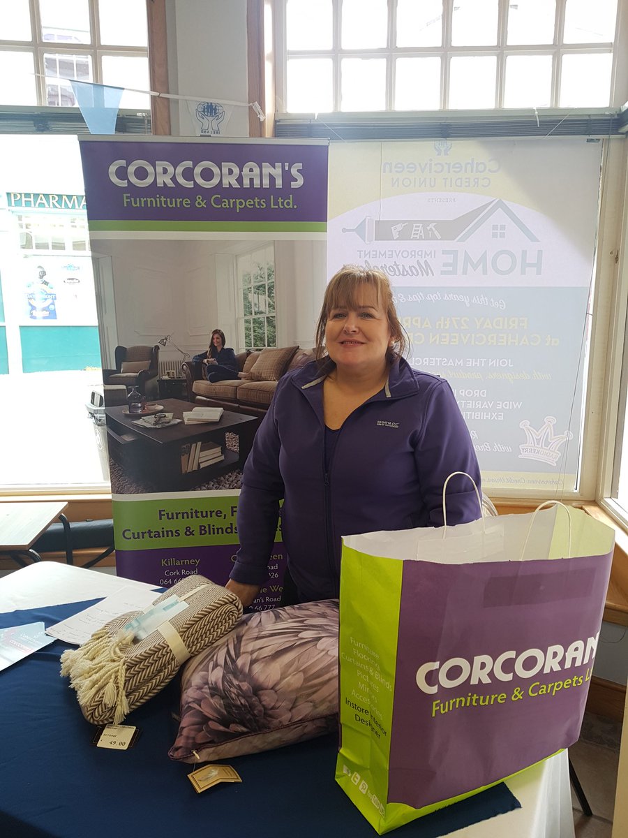 Welcome <a href="/Corcoranskerry/">Corcorans Furniture</a> to our #homeimprovement #expo today <a href="/CaherciveenCU/">Caherciveen CU</a>