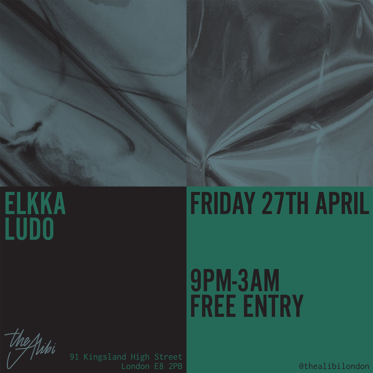 ElkkaMusic's tweet photo. TONIGHT 💃
@thealibilondon 
ME + @LUDOdjjj 
ALL NIGHTER.
free entry !
c u there xx https://t.co/h4uPJlXtmk