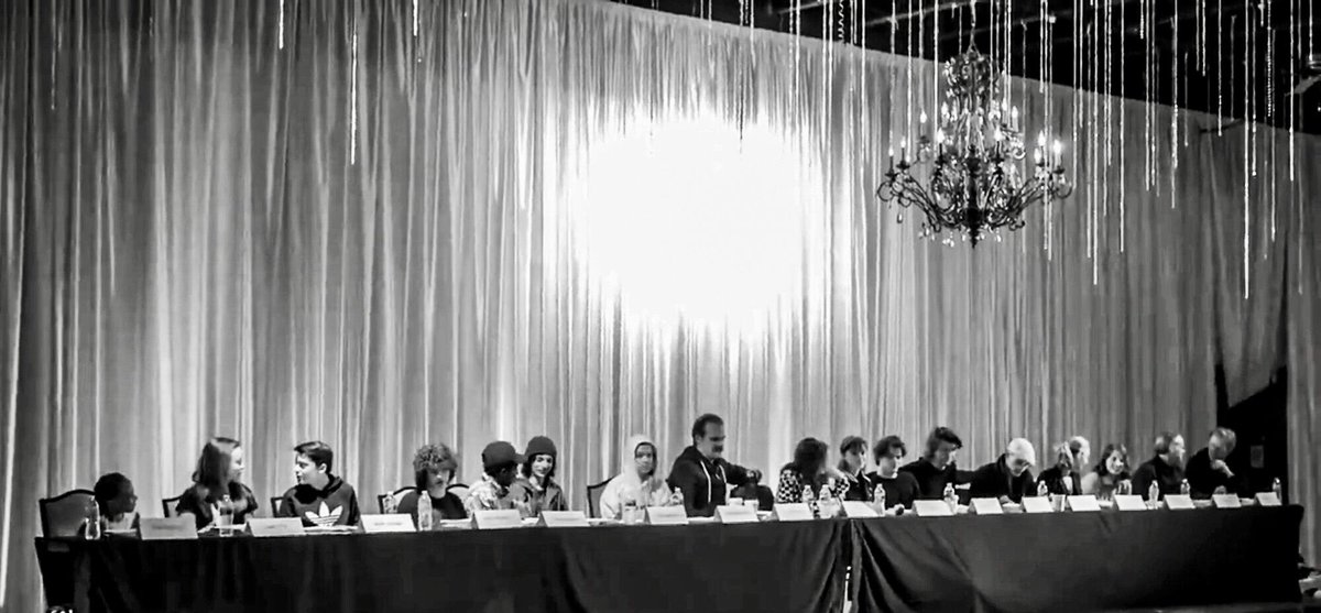 #ST3 table read!!! #StrangerThings #MillieBobbyBrown #FinnWolfhard #GatenMatarazzo #CalebMclaughlin #NoahSchnapp #SadieSink #DavidHarbour 
#WinonaRyder #NataliaDyer #CharlieHeaton #JoeKeery #DacreMontgomery #CaraBuono #MayaHawke
#PriahFerguson 
#CaryElwes 
#JakeBusey