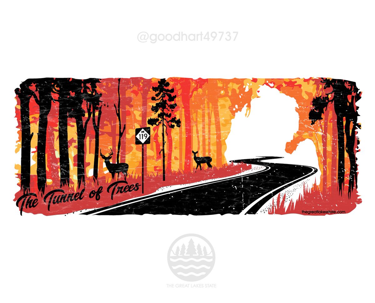 Michigasm's tweet image. Rustic wood plaque concept for @goodhart49737 tunnel of trees!
#goodhart #michigan #lakemichigan #tunneliftrees #m119