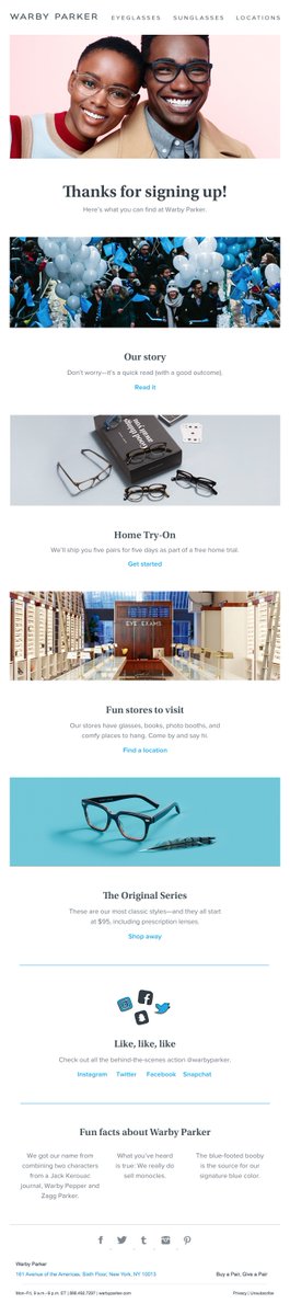 Welcome from Warby Parker.  Fresh.  ow.ly/ESEG30jGg4s