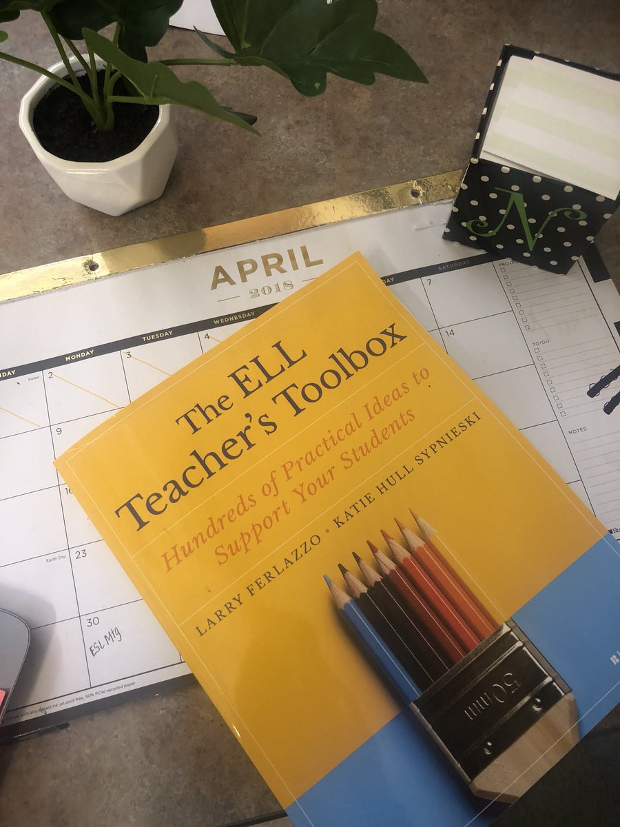 VP_NRodrigues's tweet photo. So glad to have this on my desk today! @Larryferlazzo #esl #ell https://t.co/cj3IHLOJt6