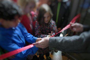Schulen zu Gast 2016: Die Kinder der Grundschule Berrenrather Straße eröffnen ihre Ausstellung. #kidsMW #MuseumWeek