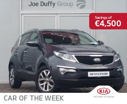 #CarOfTheWeek 2015 Kia Sportage EXS 1.7D | SAVE €4,500 <a href="/JoeDuffyKia/">Joe Duffy Kia</a> For more Info &amp; Features 👉goo.gl/RpxWWm