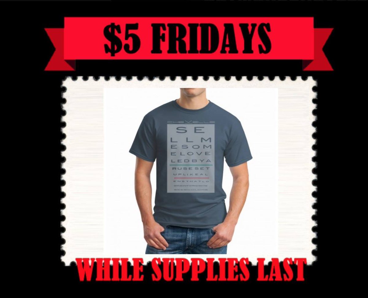 This weeks $5 Friday is Ruse! getsomemerchandise.com/ruse-lyric-tee