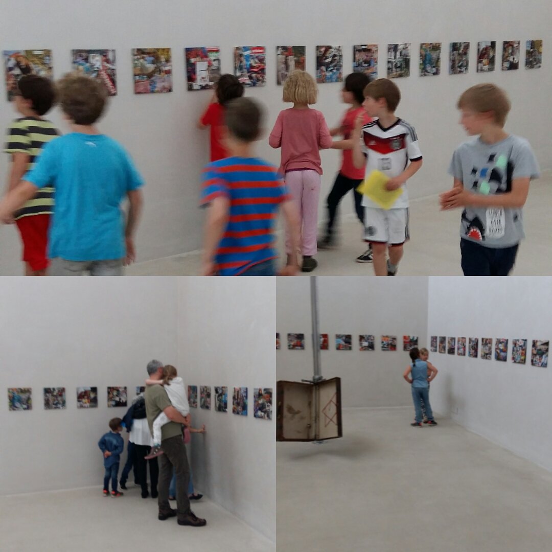 Schulen zu Gast: Parallel zu jeder Jahresausstellung existiert eine Partnerschaft zu einer Schule. #kidsMW