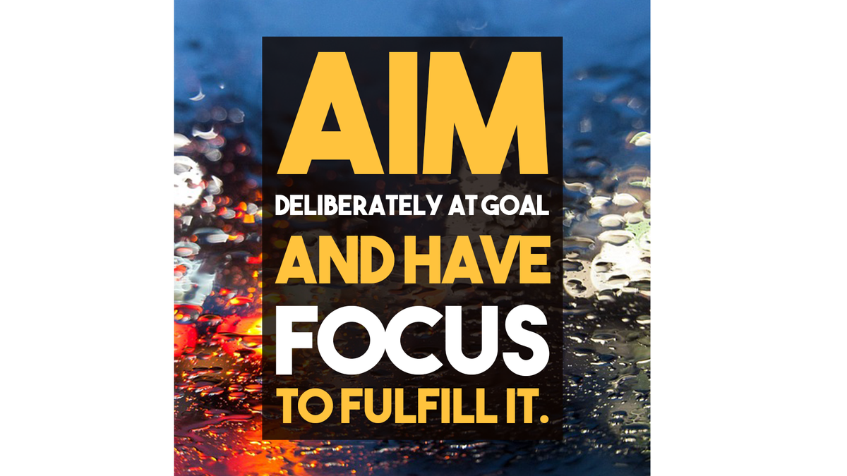 MyLocalMarketer's tweet image. Be driven, be effective and never lose sight of your goals.