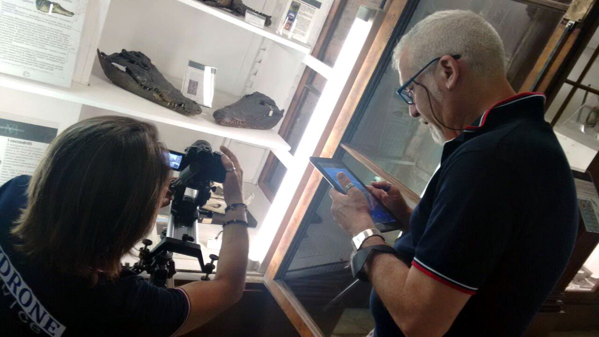 Inizio riprese per Doc. al Centro Musei delle Scienze Naturali e Fisiche.