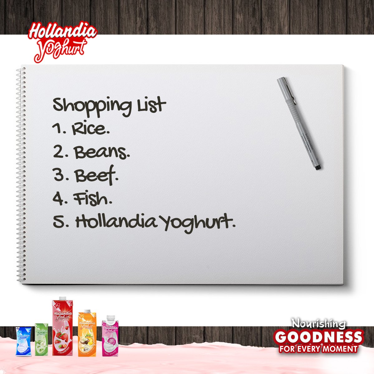 hollandia_ng's tweet photo. Don’t forget to pencil Hollandia Yoghurt into your list as you shop this weekend. It’s a thrill you won’t want to miss. 
#AllRoundYou 
#HealthyDrink 
#HollandiaYoghurt https://t.co/FYL50C4lkX