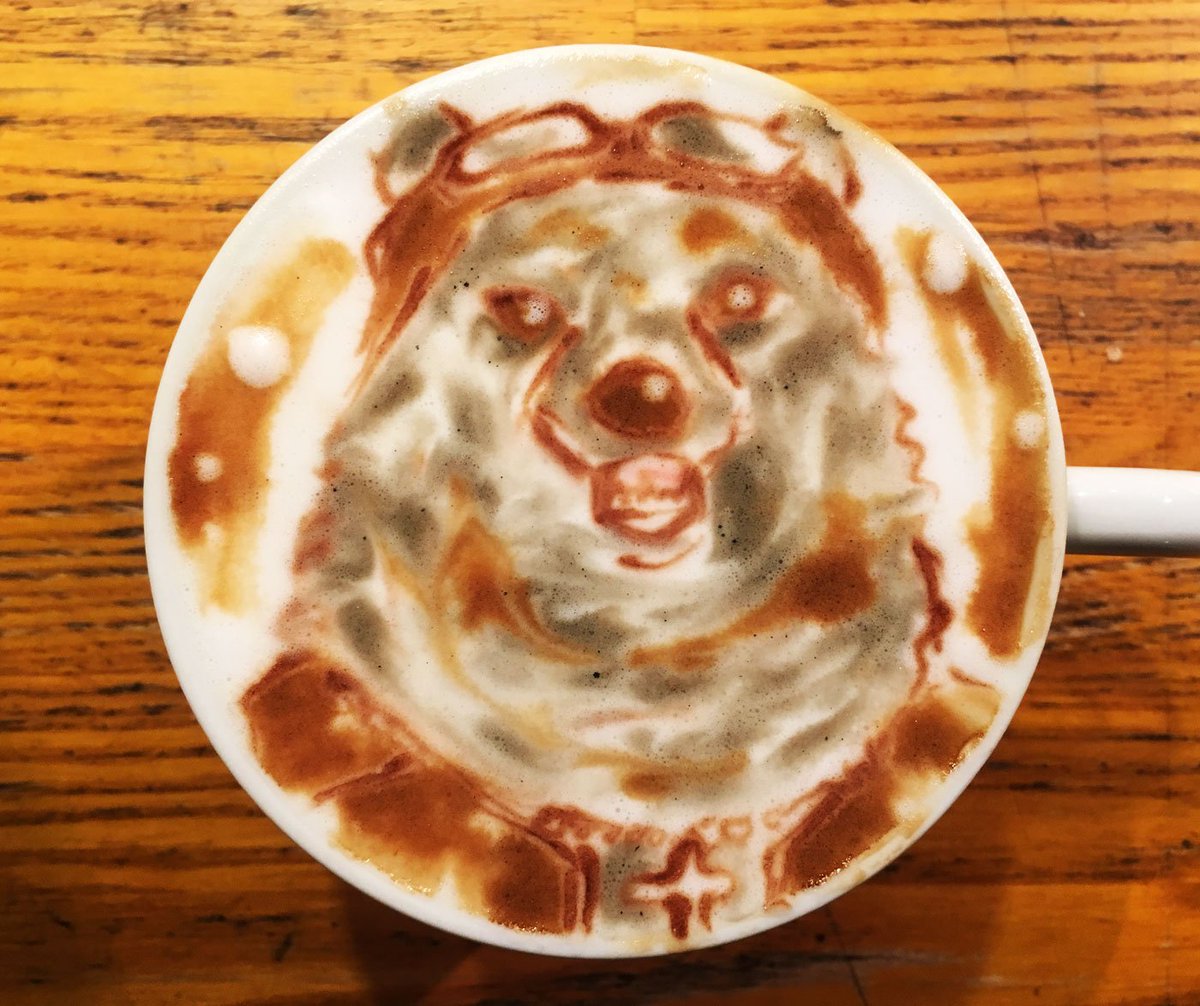 ベルコルノ ラテアートと漫画飯 ラテアート グリズリーさん しろくまカフェ Latteart Shirokuma Cafe 作成動画 T Co Fclojlxlda ラテアート しろくまカフェ Latteart Alohahiga T Co Edkv5uogff