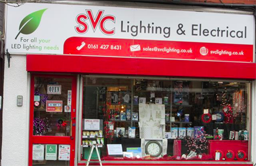 LoyaltyHubApp's tweet photo. For branded quality products at competitive prices, visit @SVCLighting #Marple.....collect points with every purchase to get a money OFF voucher #ShopLocal #loyalty ! https://t.co/h3wFKnZHi5