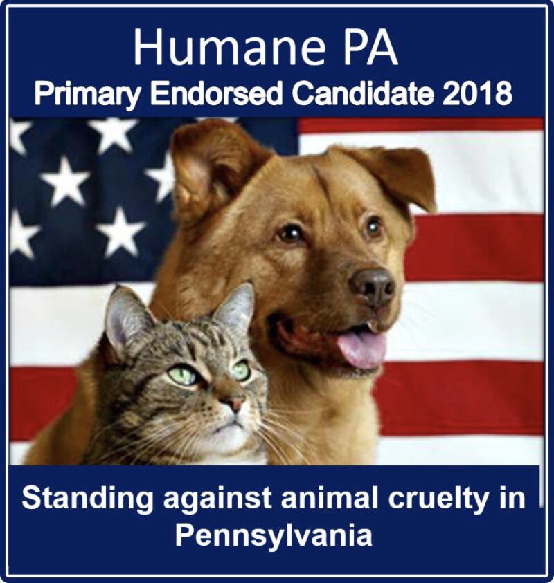 Brock4PA's tweet photo. I am proud to be endorsed by the @HumanePA PAC. 

“He who is cruel to animals becomes hard also in his dealings with men. We can judge the heart of a man by his treatment of animals." — Immanuel Kant https://t.co/sgtF9HnfzB