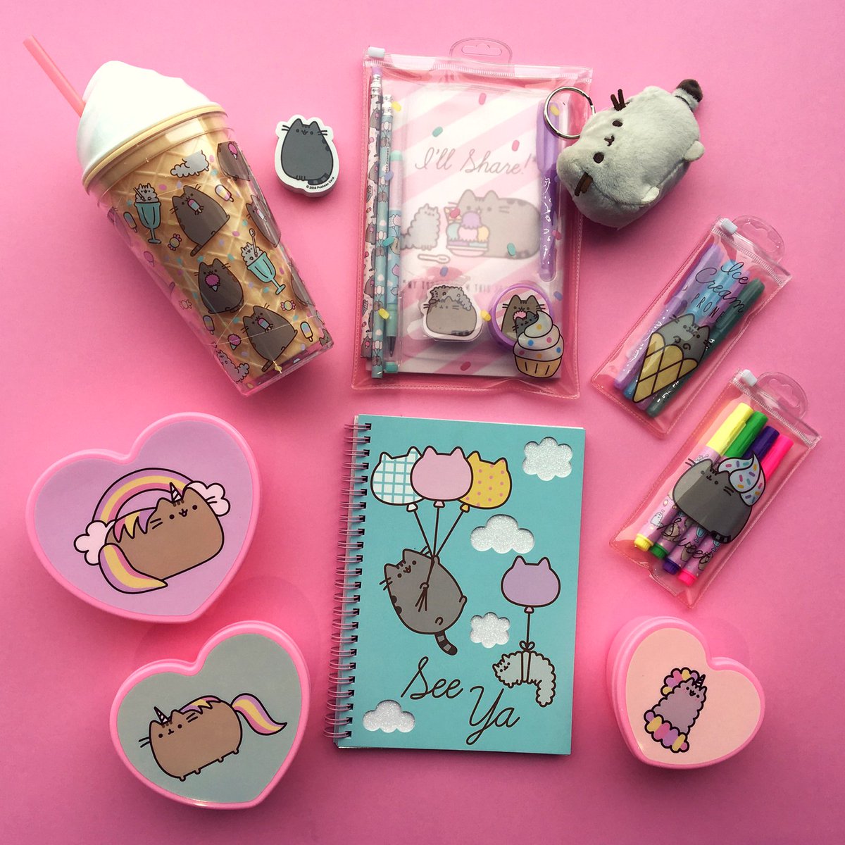magrudys's tweet photo. This #adorable @Pusheen #stationery from @BlueprintColl has recently arrived in store, how can you not love it! https://t.co/w9Huf27tz6
