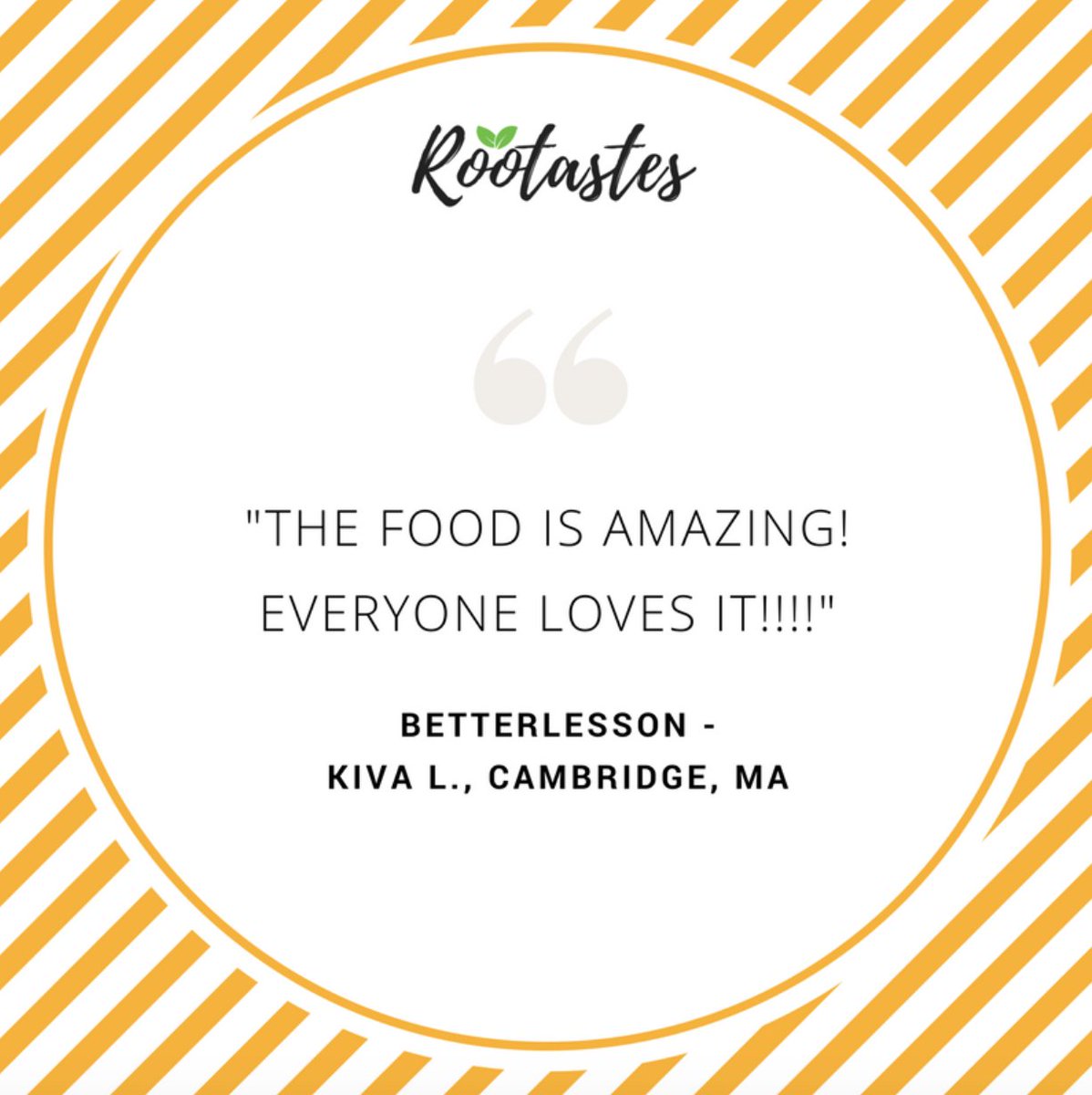 rootastes's tweet image. &quot;Everyone loves #Rootastes !&quot; - #BetterLesson, Kiva L. #RootastExperience #happy #lunch #happymeal