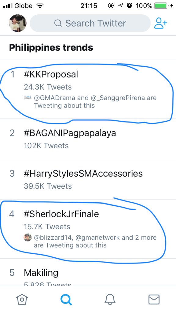 nicearistoza007's tweet photo. top spot for #KKProposal , 4th spot for #SherlockJrFinale https://t.co/ZV3FDMYpWu