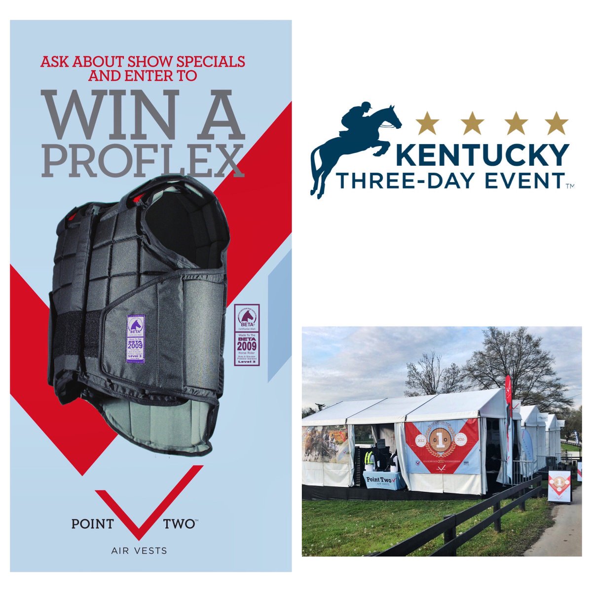 Point Two (@p2airvests) on Twitter photo Day 2 at #LandRover <a href="/KyThreeDayEvent/">Defender Kentucky Three-Day Event</a> ready to cheer on <a href="/Oliver_Townend/">Oliver Townend</a> today in the Dressage with MHS King Joules first and Cooley Master Class later! Good Luck 🍀🇬🇧
Come visit booth 30 for all things Point Two ❤️
#BestWeekendAllYear #LRK3DE Day 2 at #LandRover <a href="/KyThreeDayEvent/">Defender Kentucky Three-Day Event</a> ready to cheer on <a href="/Oliver_Townend/">Oliver Townend</a> today in the Dressage with MHS King Joules first and Cooley Master Class later! Good Luck 🍀🇬🇧
Come visit booth 30 for all things Point Two ❤️
#BestWeekendAllYear #LRK3DE