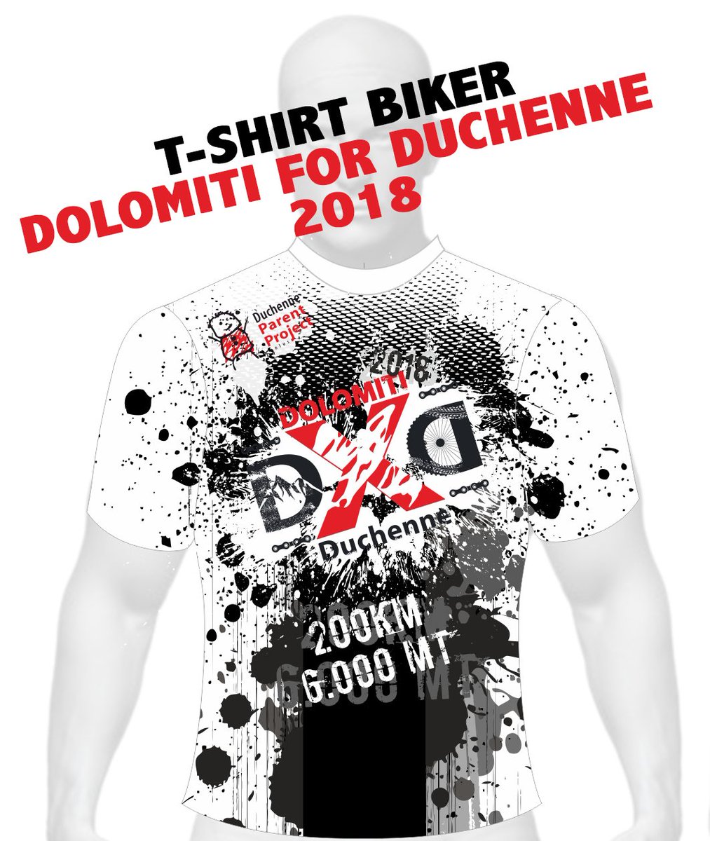 Dys_TrophyTour's tweet photo. Ecco la t-shirt che ogni biker indosserà al termine delle tappe di #dolomitiforduchenne!
Insieme per #fermareladuchenne https://t.co/LgHsLbySaR