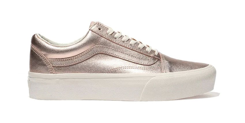 rose gold vans womens