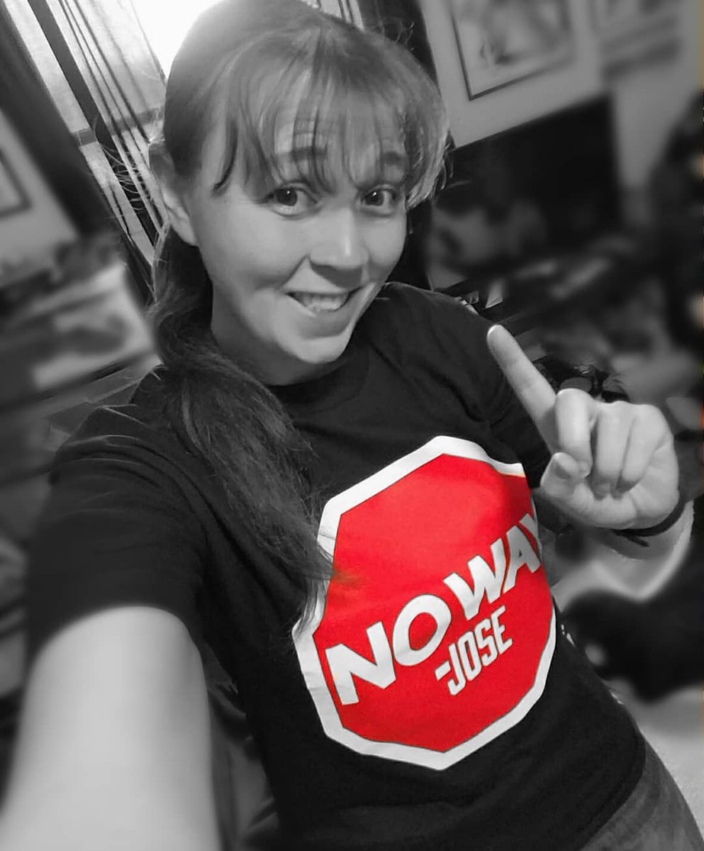 kmthomp29's tweet photo. Look what came in the mail! Now I can finally show my love for @WWENoWayJose! Happy Friday! Happy #WWEGRR Day! #Fiesta #NoWayDay https://t.co/hI3aqNTHaT