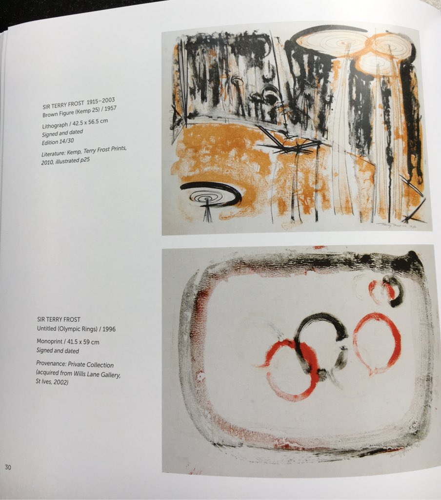 BhsMuralHull's tweet photo. @ArtGuideAlex Ironically, after yesterday’s conversation, we’ve just received @belgravestives #StIves Exhibition Catalogue. Some beauties in it. #BenNicholson #BarbaraHepworth #BryanPearce #TerryFrost https://t.co/p9Pb3EbDO0
