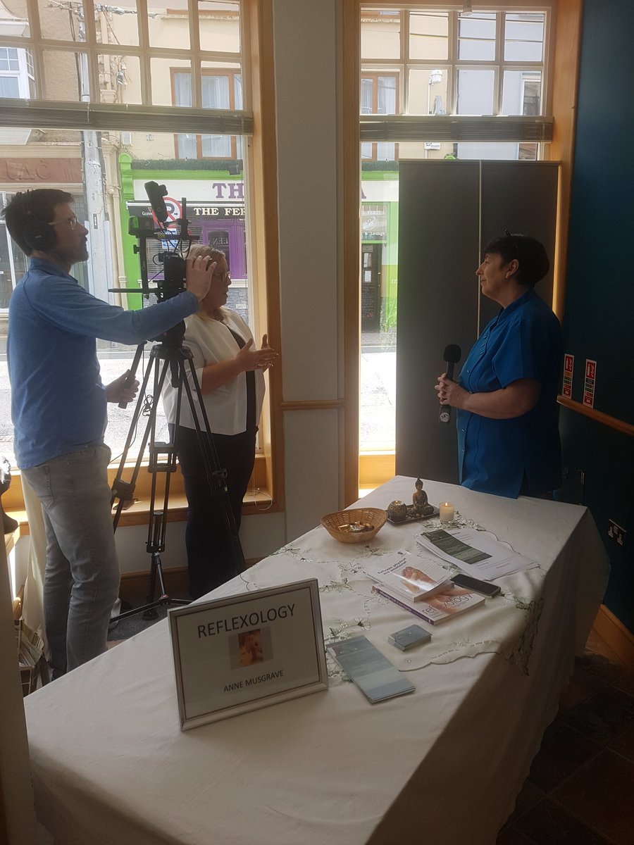 Welcome Anne Musgrave #reflexology to our #homeimprovement #expo today. A new business we are delighted to showcase her services.