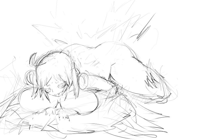 というわけで新しいラフを描いてたぜ～(途中下車感
羽 毛 布 団(アルカディア) 