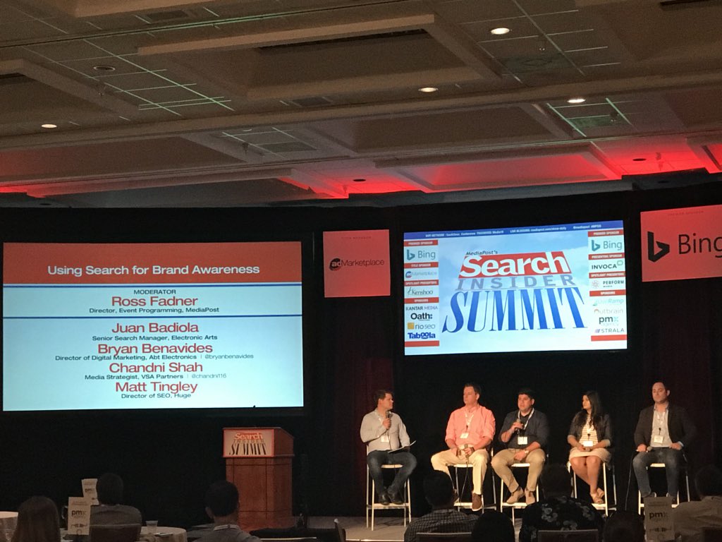 vtonning's tweet photo. Great Search Panel and brand discussions to kick off the day.  #AllThingsSearch #MPSIS https://t.co/Um9M9GGlCO