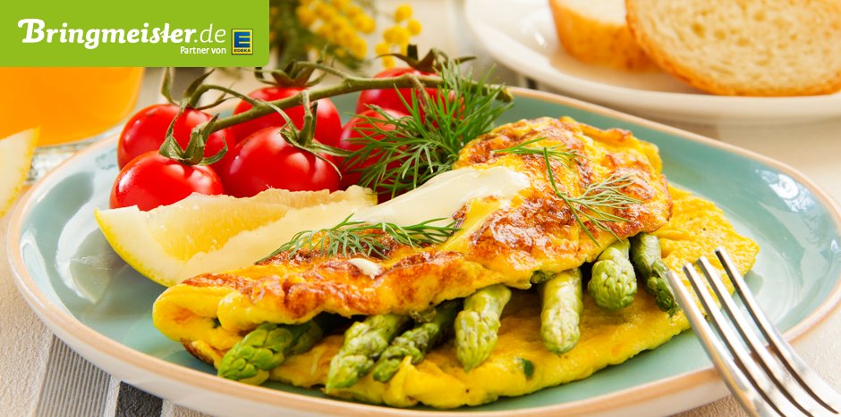 Grüner Spargel mit einem leckeren Omelett ist der perfekte Genuss für laue Frühlingsabende!

Zu mehr Spargel >

Für Berlin: goo.gl/qyW9bz
Für München: goo.gl/2mEErw