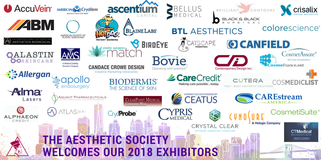 The Aesthetic Marketplace will be open tomorrow at #ASAPS18 from 9am - 5pm. Stop by and visit with our amazing exhibitors! #WeAreAesthetics #trustASAPS #TheAestheticMeeting2018