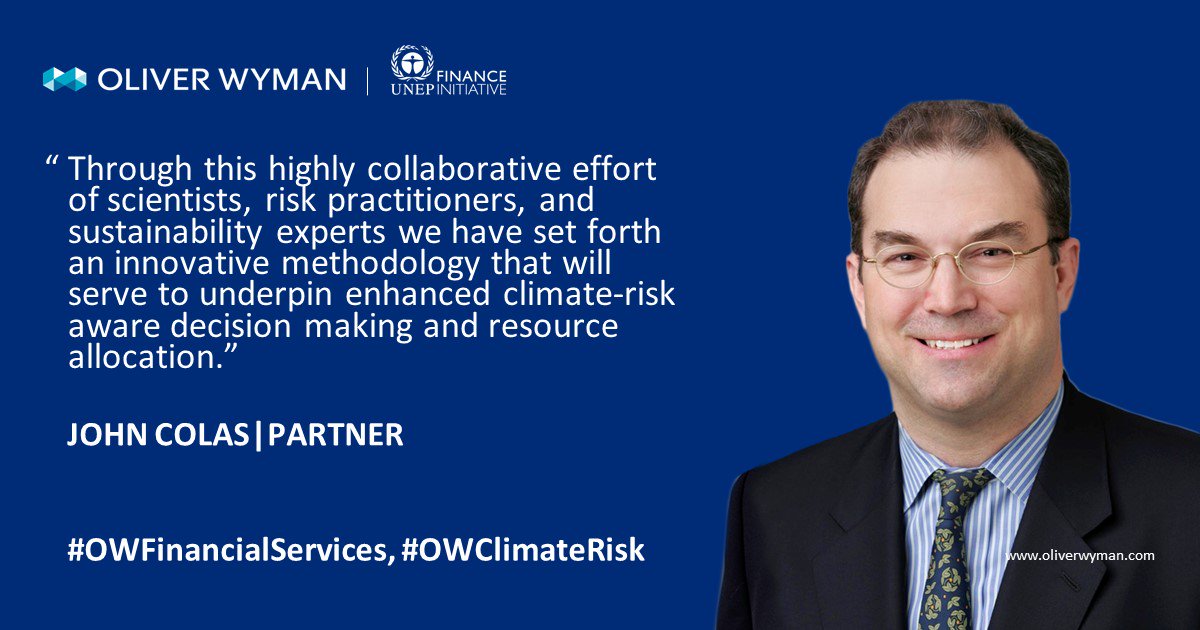 OliverWyman's tweet image. We have set forth an innovative methodology that will serve to underpin enhanced climate-risk aware decision making and resource allocation. owy.mn/2r4g9sI #OWFinancialServices #OWClimateRisk #TCFDRecs