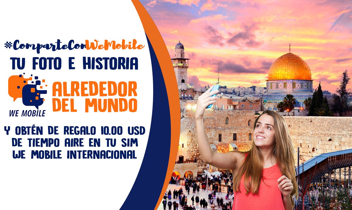 WeMobileMX's tweet photo. #ComparteConWeMobile 
Cuéntanos tu historia alrededor del mundo y obtén un regalo. 
¡No olvides enviarnos tu foto!
#HazCheckIn con #WeMobile https://t.co/dqTEoPg37m