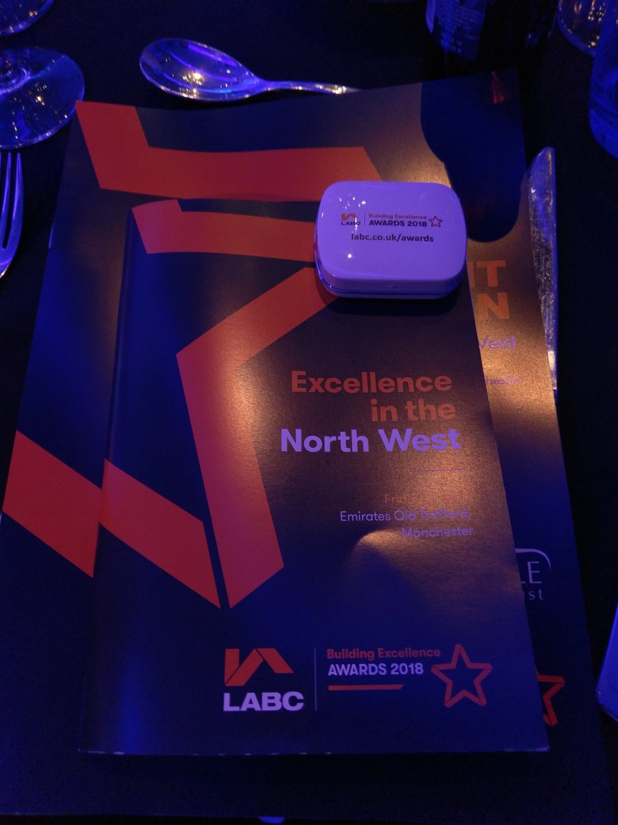 Out at the <a href="/labcuk/">LABC</a> 2018 awards evening. In for best extension and best local builder. Let's see what happens... #labcawards