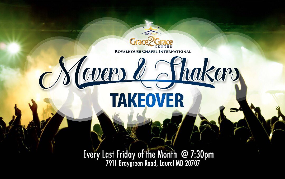 Tonight will be a Movers and Shakers Takeover service. It’s also a Prayer &amp; Prophetic Night. Invite your friends and let’s bask in the power and glory of God. #ETAgormeda #Grace2Grace #Hope4Real