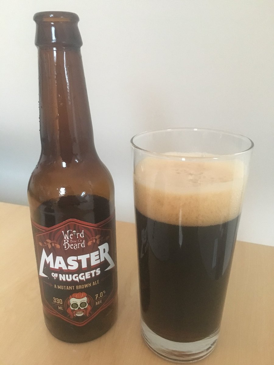 beerbuddy44's tweet photo. Super strong flavoursome brown ale from @WeirdBeard_Brew with rich malty coffee liquorice flavours and spicy hop bitterness https://t.co/lxn9FTwmWH
