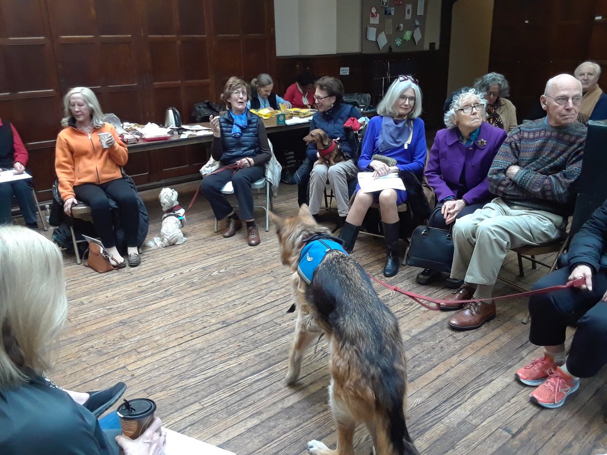 HAFOP's tweet photo. Elizabeth Murray spoke at our Pet Club Social on April 17th at the Church of the Holy Trinity about pet insurance &amp; how various deductibles can affect costs &amp; services of a policy.  Board member Jeff Patuto gave budget-minded ideas for pet owners.  One of our best meetings ever! https://t.co/ng3rmhLwIe