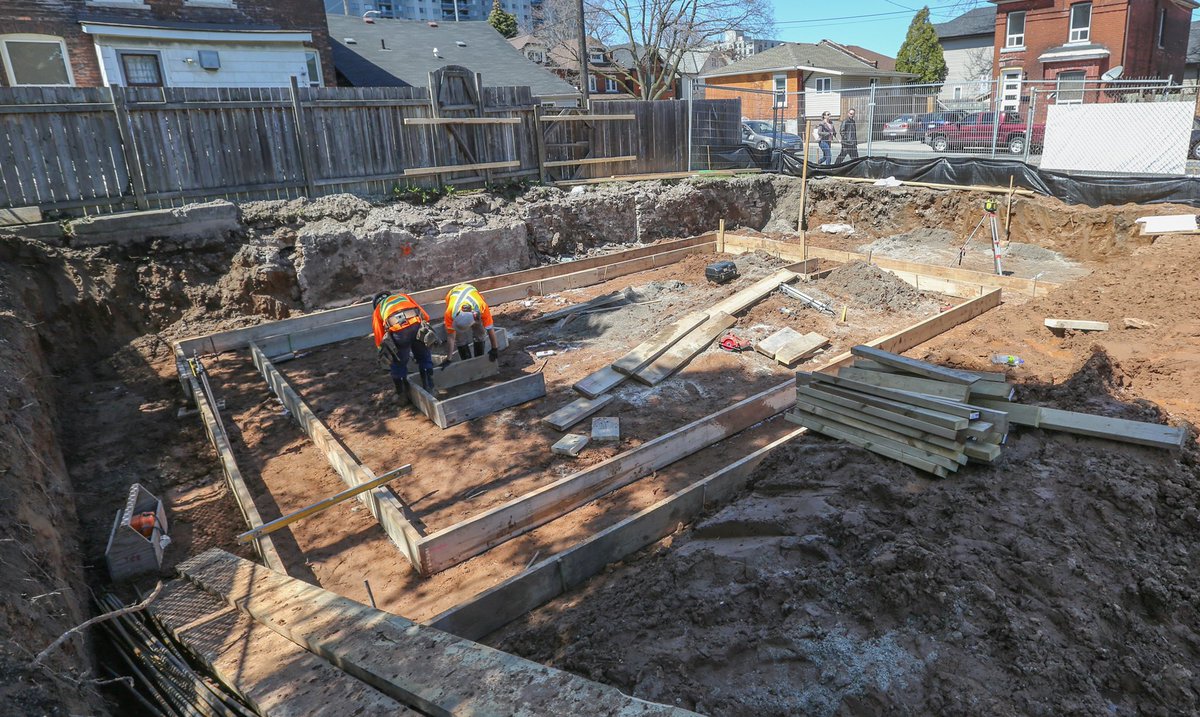 ArcelorMittal_D's tweet photo. Things are happening at our @HabitatHamilton site in #HamOnt !! This week we are busy laying the foundation for this exciting steel initiative. Wait for it....
#transformingtomorrow #SteelMatters #affordablehousing #buildthechange https://t.co/QH8YHIRhye