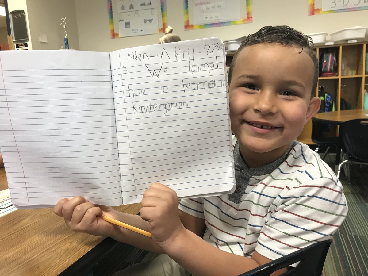 MrsMilletCCE's tweet photo. We learned how to learn in Kindergarten! I love this reflection of our year! #CCEgrows #MidwayMagic https://t.co/CkAG2fdAC5