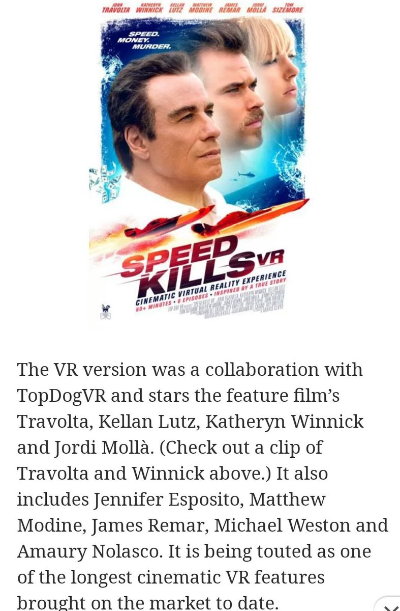 nan5zac's tweet photo. #johntravolta @kellanlutz
New up and coming film
#Speedkillsvr https://t.co/xEwLuxCs44