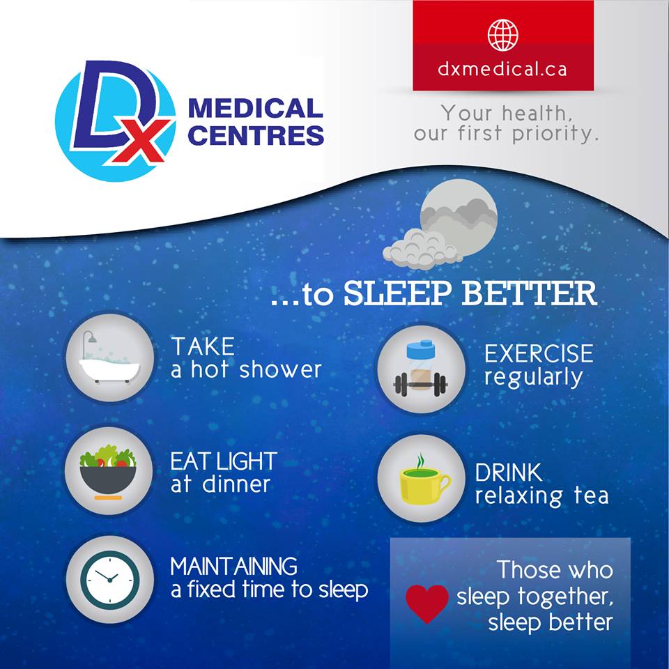 DxMedical's tweet photo. Develop healthy sleep habits with your family for optimal health. Here are 5 tips to help you sleep better! https://t.co/D3rJfAxgWi  #yegdr https://t.co/PJjcYfrrkX