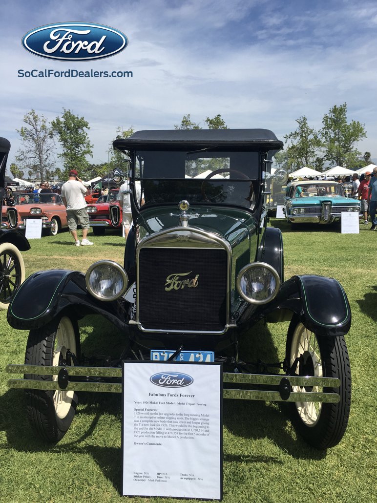 SoCaliFord's tweet image. Flash back to 1926 with this beautifully restored Model T Sport Touring. #FlashbackFriday #SoCalFordDealers #FordModelT #FabulousFordsForever #AmericasBestSellingBrand
