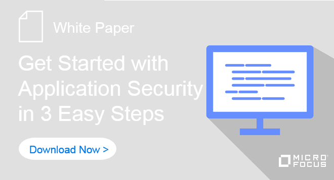 OpenTextSec's tweet photo. Improve your org’s #security without getting in the way of developer productivity. Download how to get started with #AppSec in 3 easy steps. https://t.co/TAO1JNEh06 #DevOps #FortifyFriday https://t.co/gxD7bstMRA