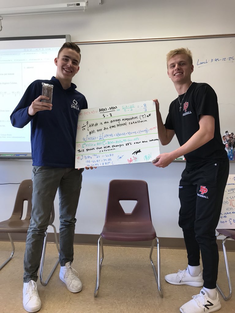 Expert problem winners in AP Calculus. #EPHSInspires