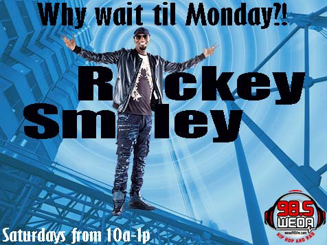 weoa985's tweet photo. The @TheRSMS fun continues on the wknd! Catch the #WeekendJumpOff during it's new time-Sat from 10a-1p! #RSMS #WEOA985 #LoveLocalRadio https://t.co/5Puy0V8Ak4