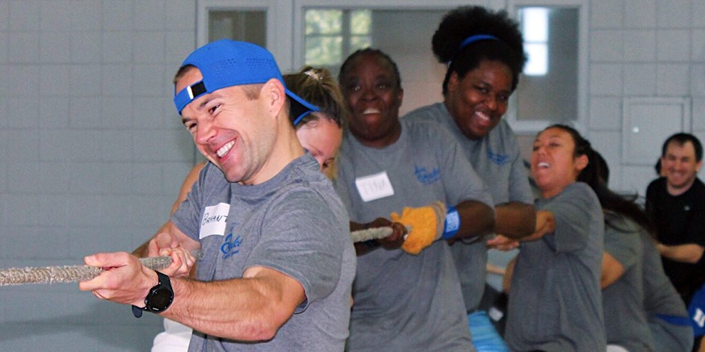 DukeFuqua's tweet photo. Since 1989, our students have raised money and awareness for Special Olympics of NC through the MBA Games. Here's the story of one of @SONC_BeAFan's longest-running events: https://t.co/gLahZCW8lT https://t.co/BmwzVXrIO1