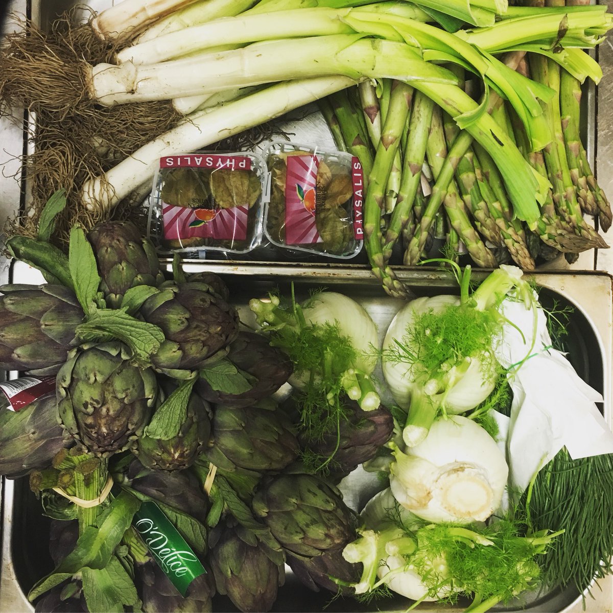 Hurrah for spring produce! 🌱 Now we just need the sun to come back out!