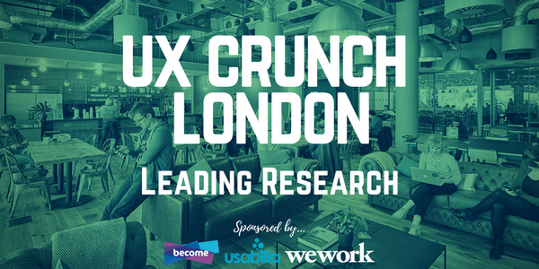 'UX Crunch - Leading Research' - 8th of May.
We'll be exploring how to lead successful #User Research.
Check it out: buff.ly/2HXeZbY #ux #uxdesign #uxresearch