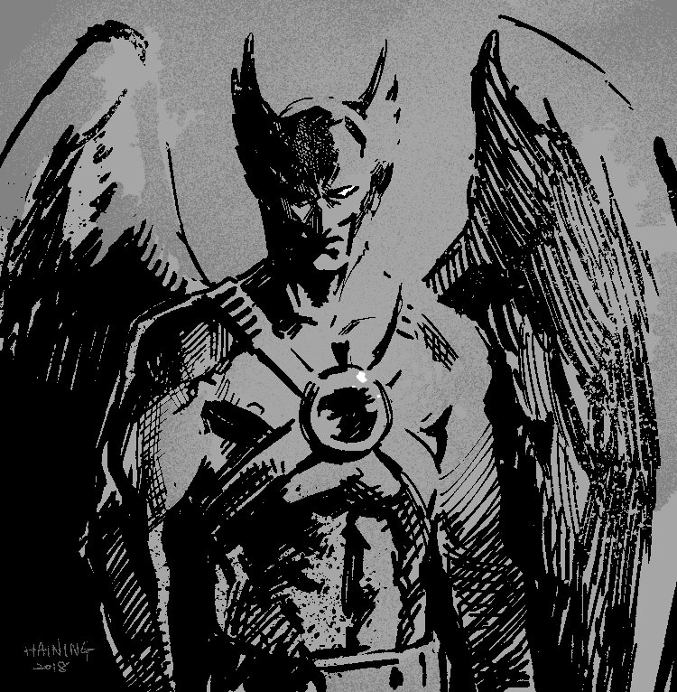 #doodle #Hawkman 